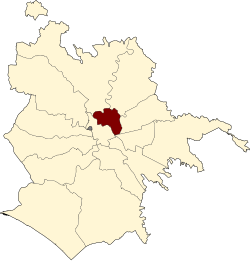 Roma Municipio II locator map